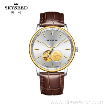 SKYSEED steel belt belt men's mechanical watch